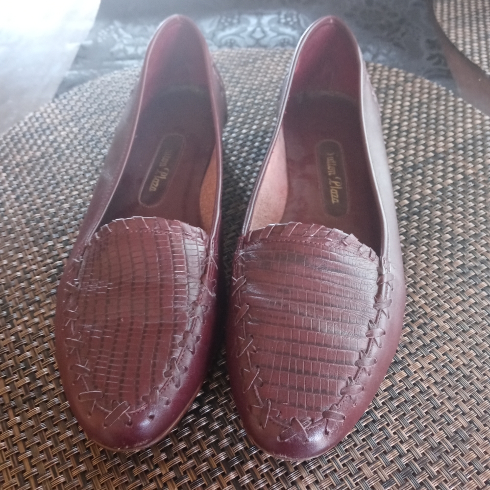 5 for $25❤Brown leather flats